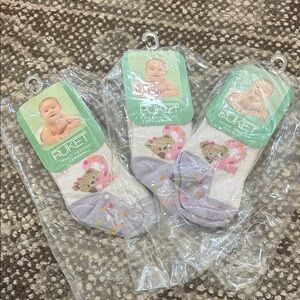 Puket Baby Socks with Bear Design